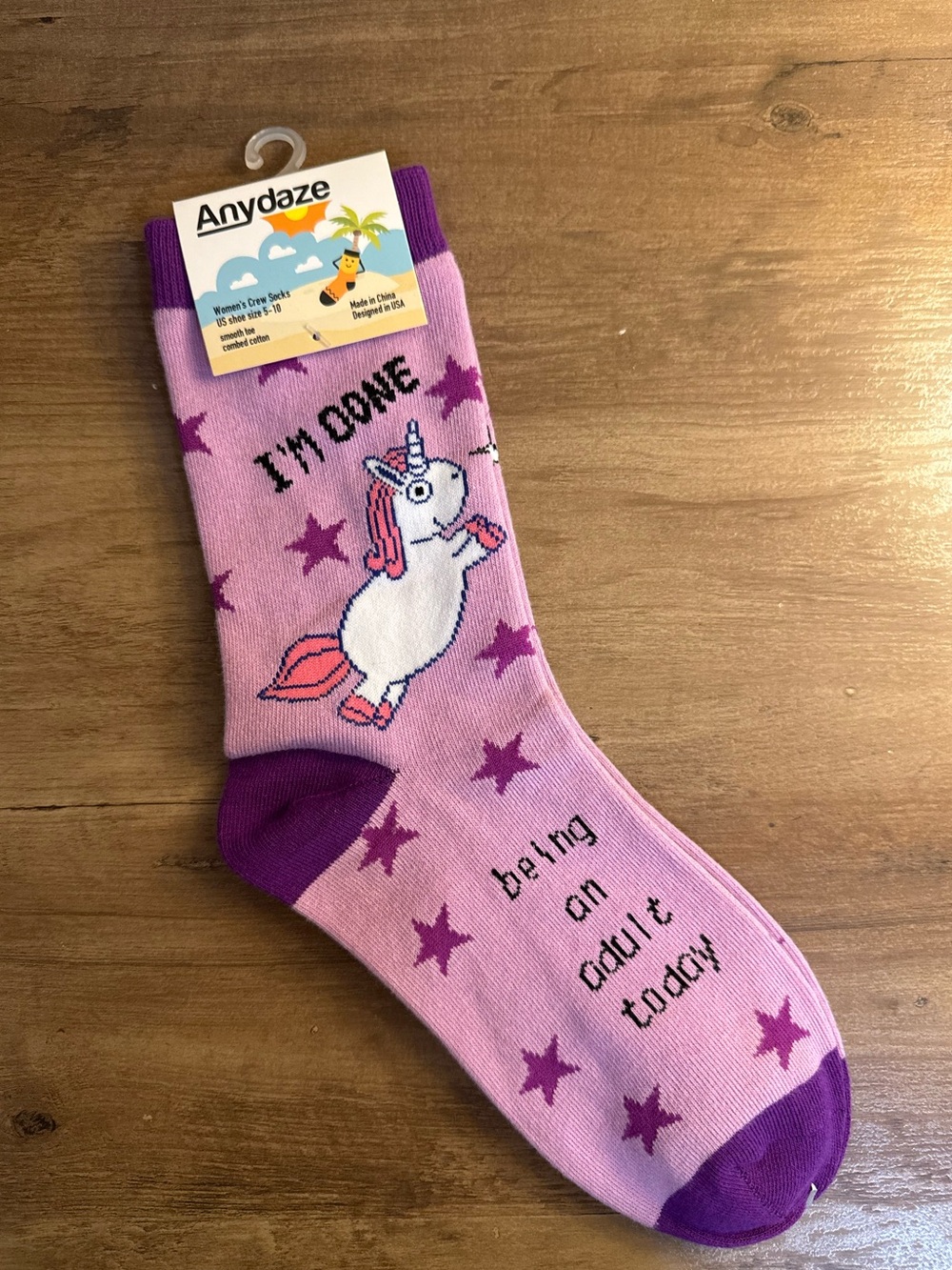 NWT Crew Socks - Novelty / Funny / Gift / Boutique Socks